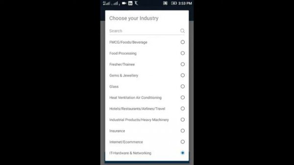 Update naukri profile from Android phone and update resume