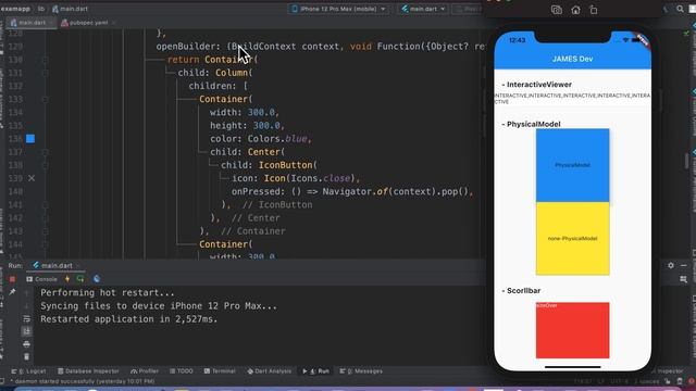 (122-Exam & Code) new Widget(Scrollbar, Animations, PhysicalModel, RotateBox, InteractiveViewer) смотреть онлайн
