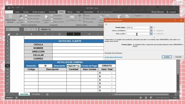 Como crear una factura en EXCEL смотреть онлайн