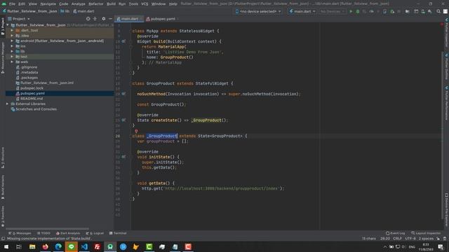 14 how to flutter call api display to ListView смотреть онлайн