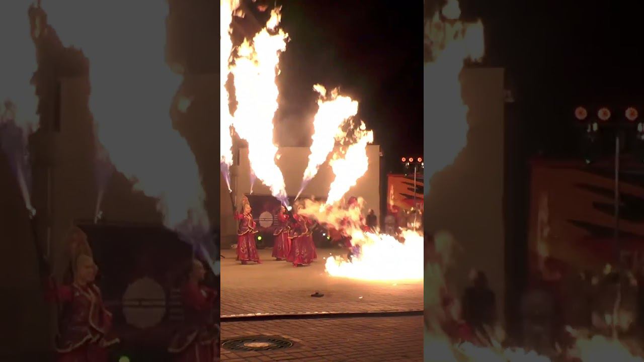 ОГНИ КАСПИЯ.Огненное и световое шоу смотреть онлайн