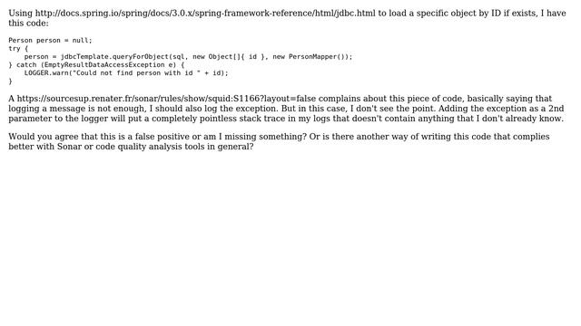 Code Review: Logging a message and the stack trace of caught exceptions (2 Solutions!!) смотреть онлайн