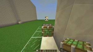 Самая простая и компактная дверь 2 на 3 в майнкрафт