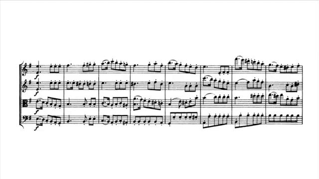 Franz Schubert - String Quartet No.4, D 46 (with score) смотреть онлайн