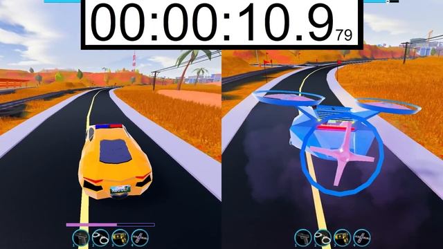 The Brand New $1,000,000 Drone Is The New Fastest Vehicle! | Roblox Jailbreak Speed Test смотреть онлайн