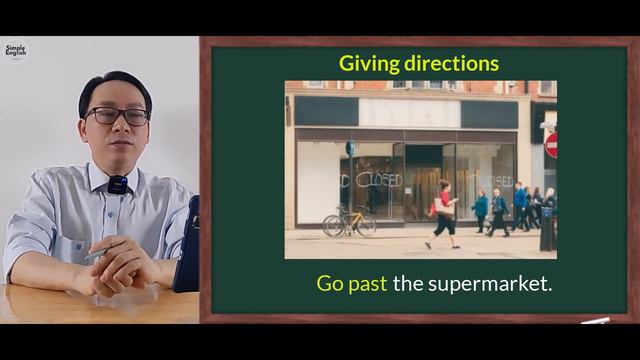 Vocabulary A1-A2: Giving directions - go straight on or go over ? Simple English # 37 смотреть онлайн