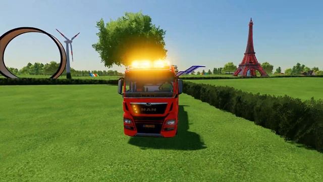 TRANSPORTING DACIA, TOYOTA, VOLKSWAGEN & RANGER ROVER wıth MAN TRUCKS! Farming Simulator 22 смотреть онлайн