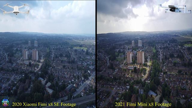 True Compare! 2021 New Fimi Mini x8 vs 2020 Xiaomi Fimi x8 SE Drone 4k UHD Camera Review, Over City смотреть онлайн