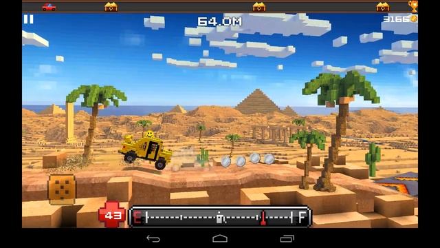 Обзор Blocky Roads от Анжелики смотреть онлайн