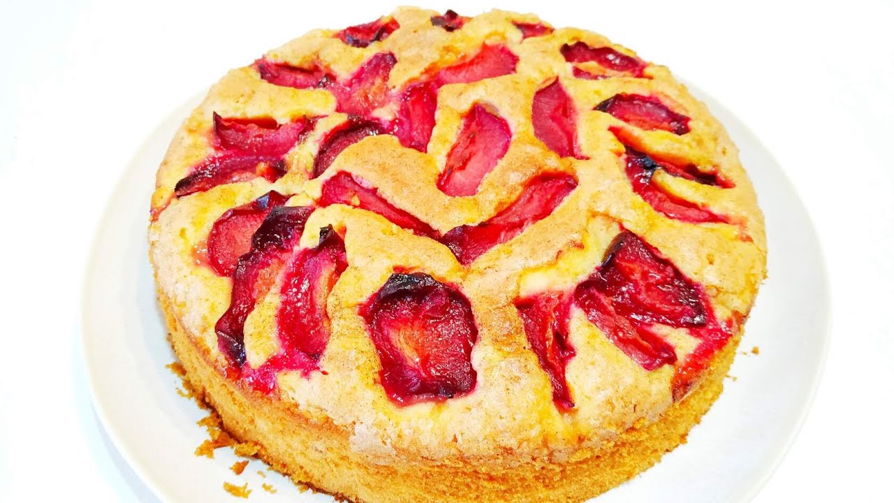 Вкусный СЛИВОВЫЙ пирог с ЯБЛОКАМИ. Такой ПИРОГ Вы в жизни НЕ готовили! Рецепт покорит вкусом!.m смотреть онлайн