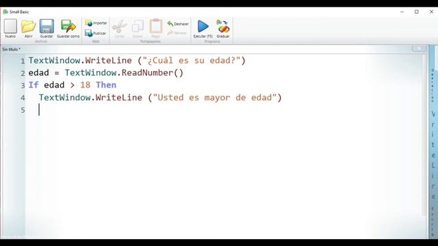 If, Else, EndIf y Goto en Small Basic смотреть онлайн