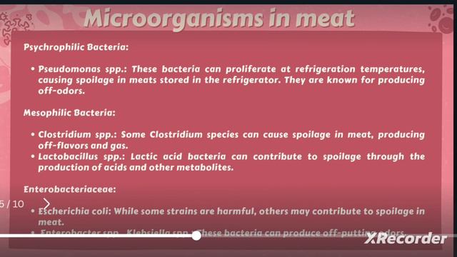 Microbial Spoilage of Meat and Poultry products смотреть онлайн