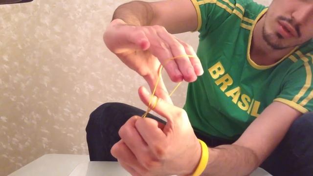 Фокус с резинкой :: Резинка сквозь палец ::Обучение смотреть онлайн