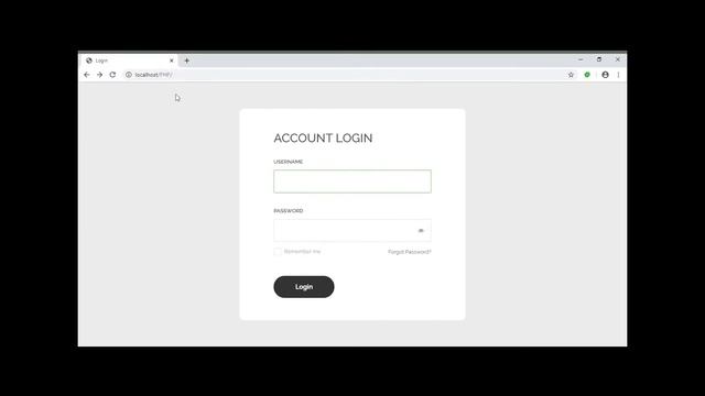 PHP Login Form Using Bootstrap смотреть онлайн