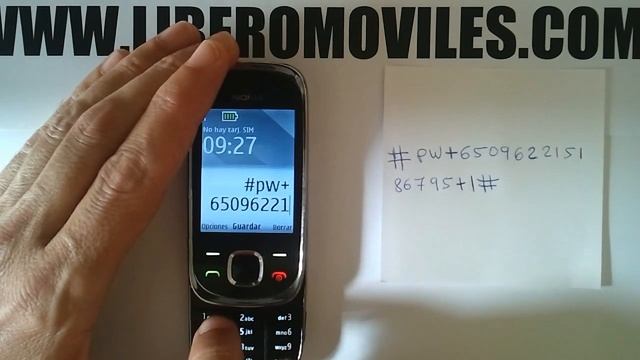 Instrucciones para liberar por imei Nokia 7230 смотреть онлайн