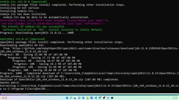 JAVA_HOME is not set and no 'java' command could be found in your PATH, FIXED