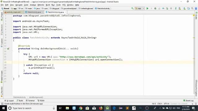 Using AsyncTask to Fetch JSON data from internet | How to get data from internet using Async Task смотреть онлайн