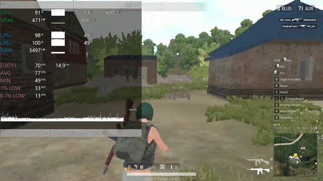 AMD A4 3400 + Radeon HD 6410D = PUBG LITE смотреть онлайн