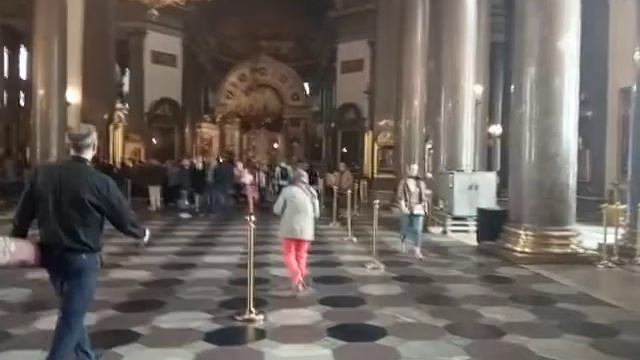 Казанский собор после литургии ( 2019-07-12) Кутузов и Воронихин смотреть онлайн