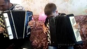 Полюшко-поле на баяне / Polyushko-pole Russian military music on accordion