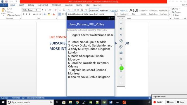 android json parsing from url using volley смотреть онлайн