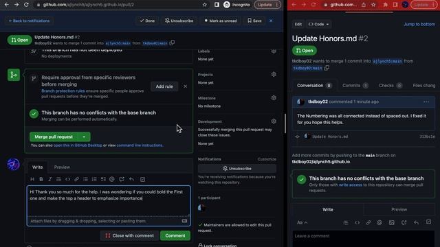 Information on Pull Requests for Github смотреть онлайн