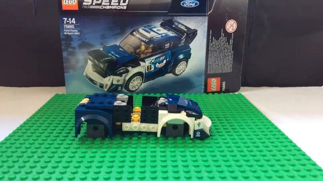 Lego speed champions 75885 Ford Fiesta M-Sport WRC speed build смотреть онлайн