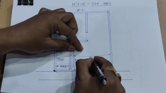 18 x 18 SMALL HOUSE PLAN II 324 SQFT HOME DESIGN II 18*18 GHAR KA NAKSHA смотреть онлайн