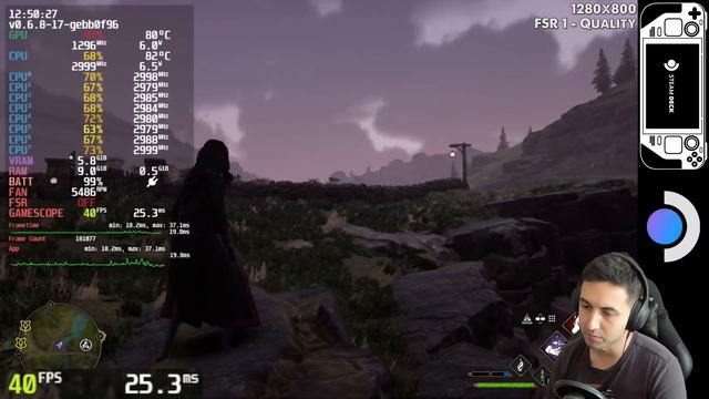 Hogwarts Legacy on Steam Deck! - You need to see this смотреть онлайн