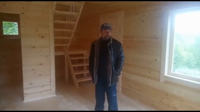 Дачный дом 6х6 из бруса смотреть онлайн