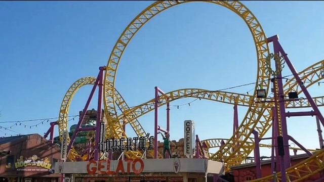 Rage, Adventure Island Southend Off Ride POV including Rage in the Mist a new Fear on a classic rid смотреть онлайн