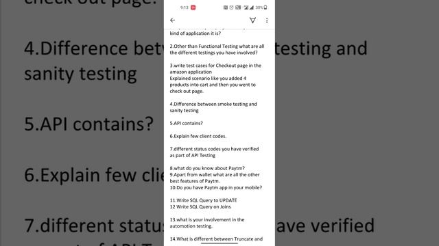 Paytm Automation Testing interview question|Selenium with Java|Functional Testing смотреть онлайн