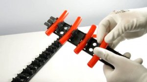 Шина фиксирующая для труб теплого пола