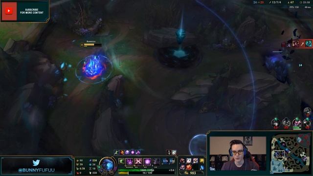 EVERYONE IN THE GAME HAS 100% CDR (BEST GAME EVER!!) - BunnyFuFuu | League of Legends смотреть онлайн