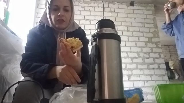 МУКБАНГ ПИЦЦА ЧАЙ ИЗ ТЕРМОСА ПЕЧЕНЬЕ 