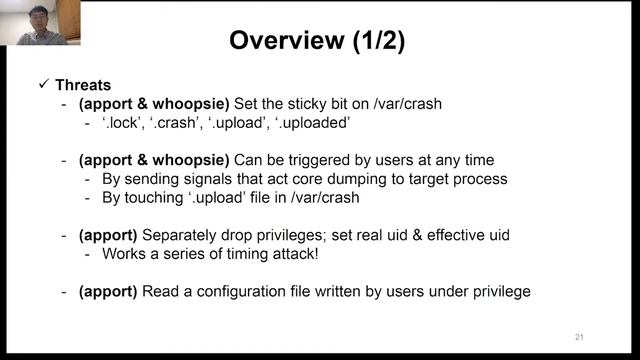 Demystifying Open Source Crash Reporter: An In-depth Security Analysis - Seong-Joong Kim смотреть онлайн