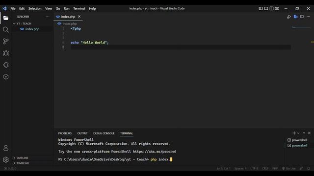 How to run PHP on visual studio code смотреть онлайн
