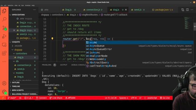 AM Coder - CoquitoJS (Alpha) Demo - Build an App with Sqlite3, EJS, Coquito смотреть онлайн
