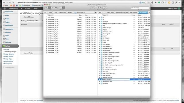 Uploading Batch Images to NextGEN Gallery смотреть онлайн