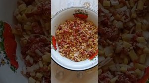 Рулет мясной- Бурма (татарское блюдо)
