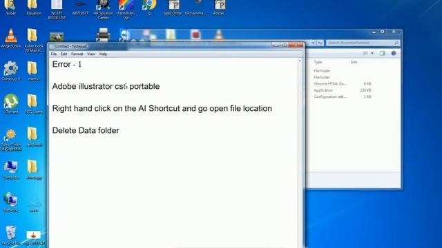 Fixed Adobe Illustrator Portable Error 1