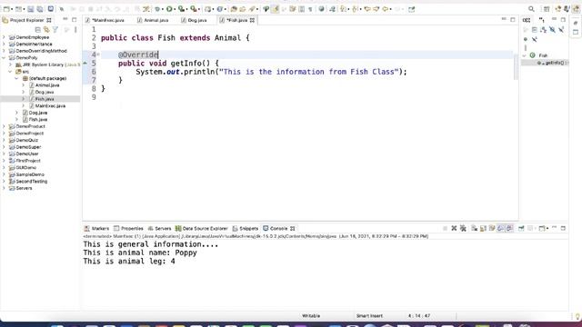 13. Dynamic Polymorphism in Java Programming смотреть онлайн