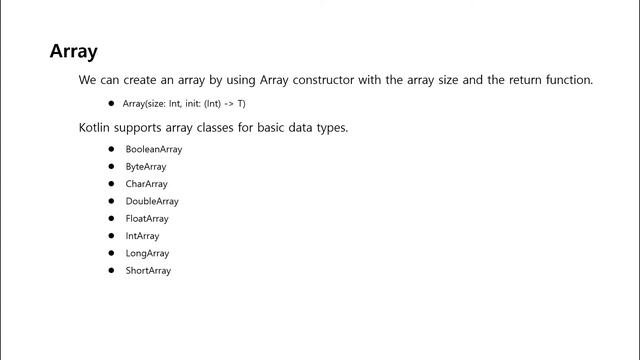 6. Array, List & Map смотреть онлайн