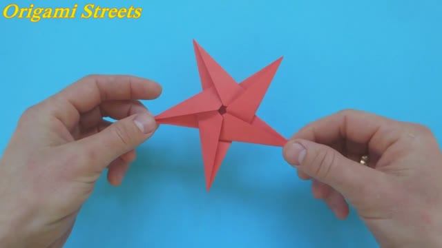 Оригами ЗВЕЗДА из бумаги.mp4 смотреть онлайн
