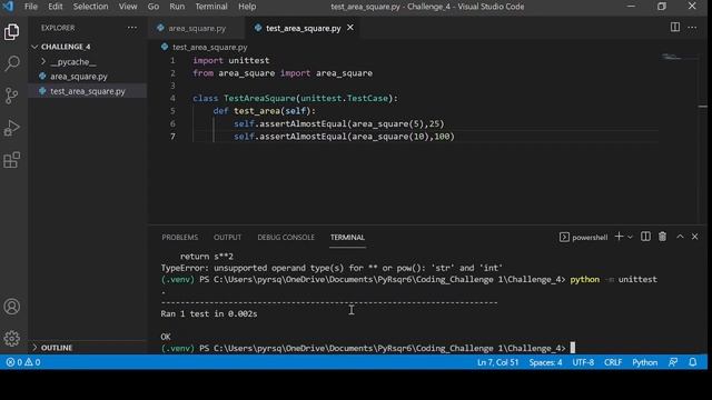 Writing UnitTest in Python | Python Coding Challenge | Beginners Tutorial смотреть онлайн