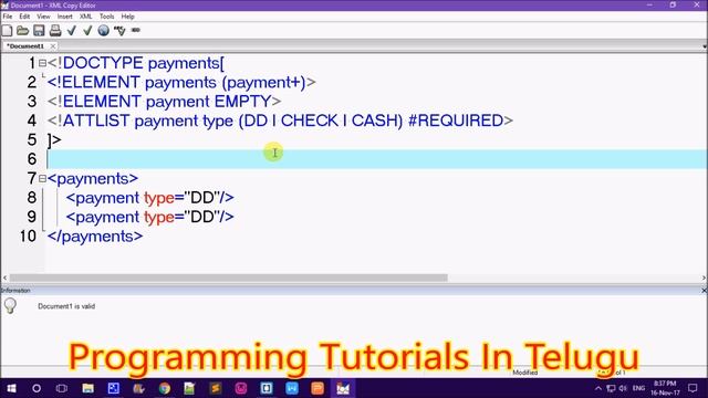 Different Attribute Datatypes in XML Telugu part-1 || Kotha Abhishek || Enumeration || Id || CDATA смотреть онлайн