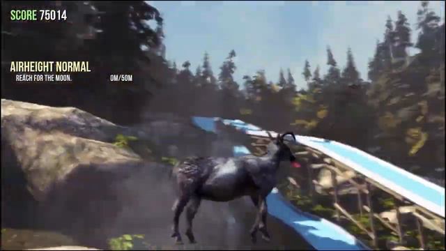 БЕШЕНАЯ КОЗА В GOAT SIMULATOR смотреть онлайн