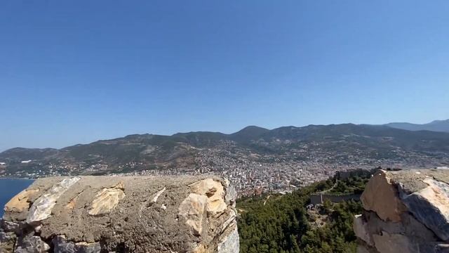 Турция. Крепость Аланьи. Красивые виды смотреть онлайн