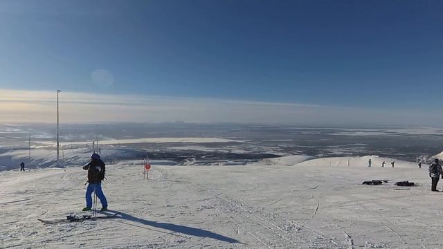 Вершина Южного склона Большой Вудьявр. 03.03.2018 смотреть онлайн