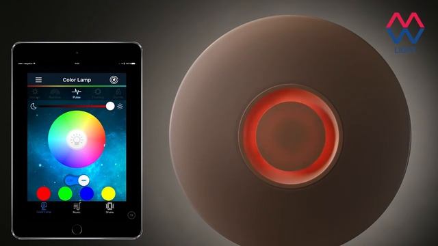Norden Music - светодиодный светильник с динамиками и функцией Bluetooth смотреть онлайн